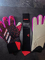 Воротарські рукавички adidas Predator Edge 20+ Pro Рукавиці для воротаря Футбольні рукавички Адідас провидець Про рожеві