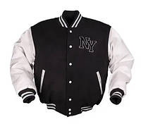 Куртка бомбер тактический Mil-Tec NY Baseball - Black/White 10370002 размер L