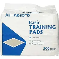 Пеленки для собак All-Absorb Basic, 56х56 см, 1 шт поштучно