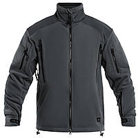 Флісова куртка Helikon-Tex Liberty Jacket-Double Fleece-Shadow Grey, тактична фліска кофта НАТО сира