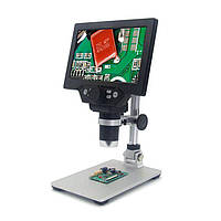 Мікроскоп цифровий із 7-дюймовим LCD-екраном і підсвіткою Gaosuo G1200HD 1200X (100618)