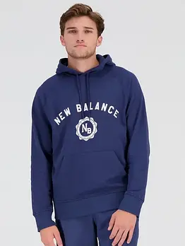 Оригінальні чоловічі худі New Balance Sport Seasonal Blue, розмір M