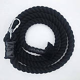 Канат для лазіння дитячий із карабіном D — 30 мм L — 2,5 м, L — 3,0 м,, фото 3