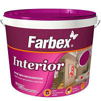 Фарба інтер’єрна високоякісна акрилова Interior Farbex 7 кг