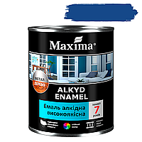 Эмаль алкидная высококачественная Maxima синяя 2.3кг