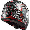 МОТОШОЛОМ ДИТЯЧИЙ ЗАКРИТИЙ LS2 FF353J RAPID MINI VOODOO КОЛІР GLOSS BLACK RED, фото 3
