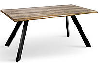 Обідній довгий нерозкладний дизайнерський стіл для столової вітальні з мдф Mropol 160*90 Мікс Меблі