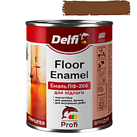 Емаль алкідна для підлоги ПФ-266 Delfi жовто-коричнева 2.8 кг