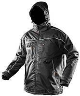 Neo Tools Куртка рабочая Oxford, размер XL/56, водостойкая, светоотраж.елем, утепленная, отстег. капюшон