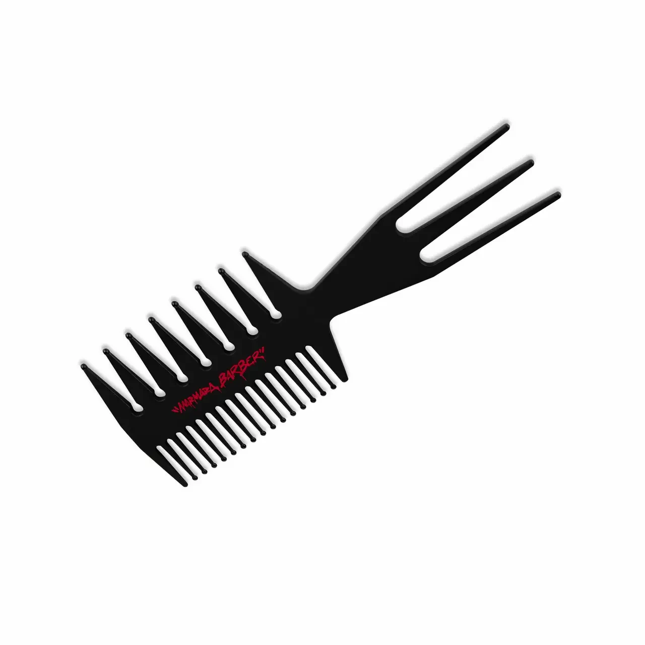 Комбінований гребінець для волосся Marmara Barber Anti Static Carbon №034