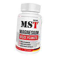 Магний та Вітамін Б6 MST Magnesium Bisglycinate With Vitamin B6 90 капсул