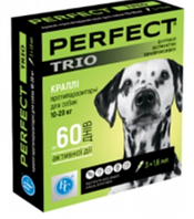 Перфект Trio краплі від бліх і кліщів для собак до 4 кг 0,6 мл