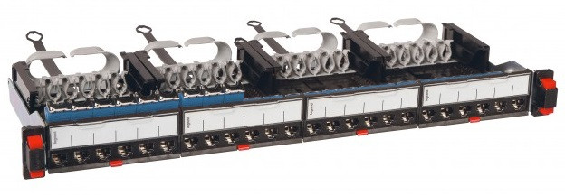 Legrand Патч-панель LSC3 19" 1U, 24 порти, 6 FTP в зборі, фото 1