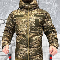 Зимняя утепленная куртка District, камуфляжный бушлат пиксель для военнослужащих, куртка для ВСУ