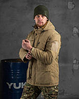 Тактическая влагозащищенная куртка жилет на меху койот Армейская куртка трансформер 2 в 1 Outdoor койот XXL