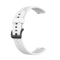 Силиконовый ремешок для часов . Ширина 16 мм . Белый. Подходит на Huawei TalkBand B3, B6, B7