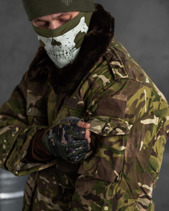 Зимняя куртка Colonel, армейский бушлат с капюшоном, тактическая куртка мультикам для ВСУ - фото 4 - id-p2069343548