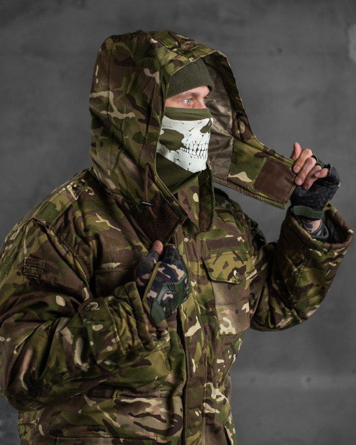 Зимняя куртка Colonel, армейский бушлат с капюшоном, тактическая куртка мультикам для ВСУ - фото 7 - id-p2069343548