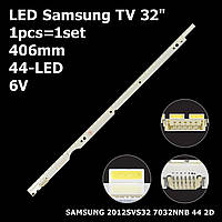 LED подсветка Samsung TV 32" 2012SVS32 7032NNB LTJ320HN08-L UE32ES6300U UE32ES6540UXXU UE32ES6540S 1шт.