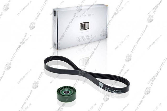 Ремкомплект привода генератора 1118 (ремень + 1 ролик) (GD 617 ...