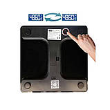 Розумні підлогові смарт ваги з програмою для смартфона через bluetooth Bass Polska BH 10101 Black (чорні), фото 3