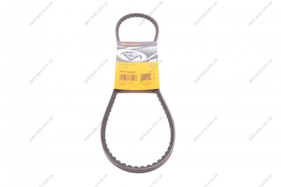 Ремінь генератора 2101-2107 (зубчастий) (L=940) (AVX10X940) (ContiTech)