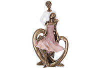 Декоративная статуэтка Влюбленные сердца, 24.5см из полистоуна
