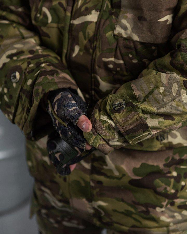 Зимняя куртка Colonel, армейский бушлат с капюшоном, тактическая куртка мультикам для ВСУ XL - фото 8 - id-p2069345946