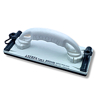 Тертка шліфувальна пластикова 9/22,5 см Fixed Head Emery Trowel, біла (309)