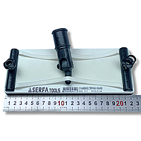 Тертка шліфувальна пластикова під подовжувач 9/22,5 см Moveable Head Emery Trowel, біла (311)