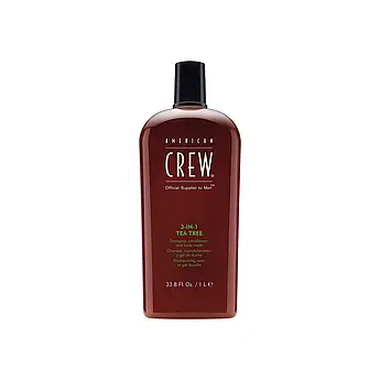 Шампунь American Crew 3 IN 1 Tea Tree Shampoo 1000 мл