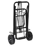 Візок господарський Bo-Camp Luggage Trolley Foldable 35 kg Black (5267281), фото 2