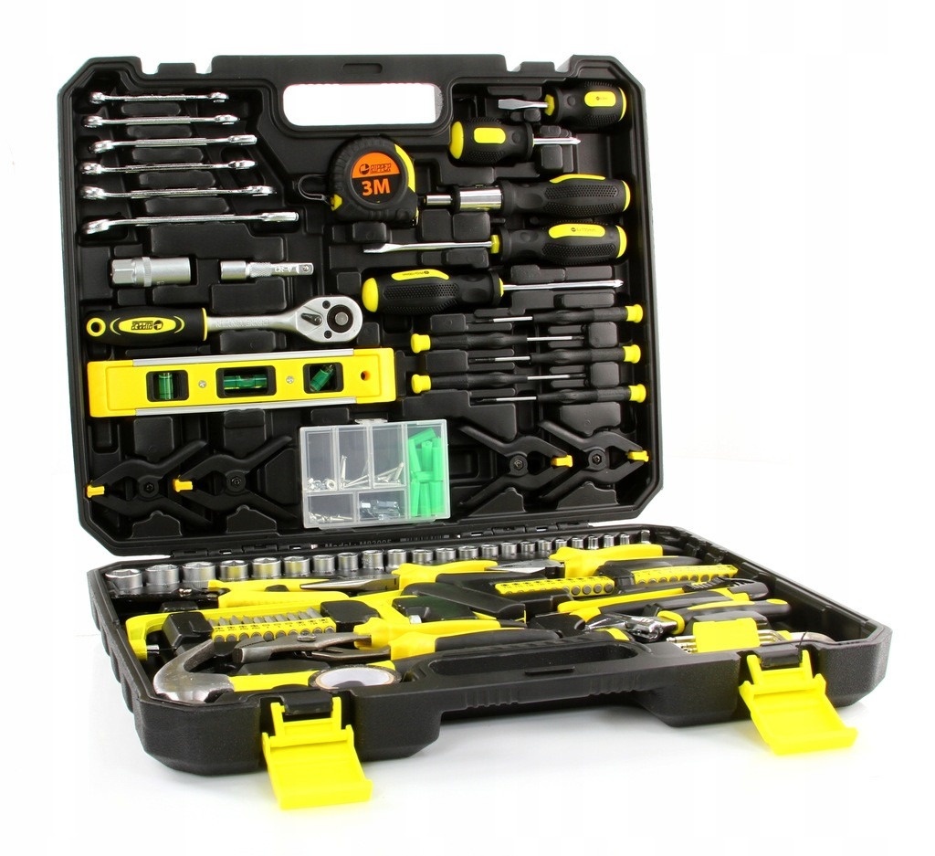 Универсальный набор инструментов для дома и авто Ripper M58283 168 эл. инструменты в чемодане - фото 1 - id-p2069356472