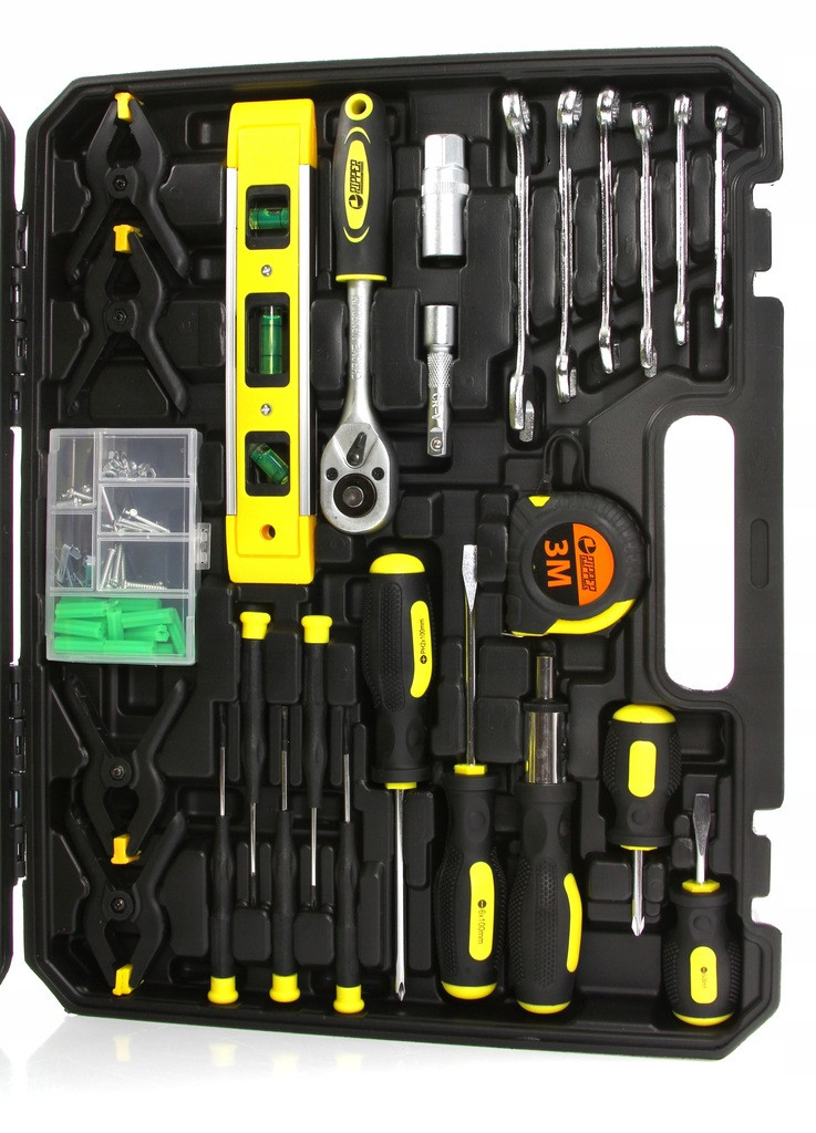 Универсальный набор инструментов для дома и авто Ripper M58283 168 эл. инструменты в чемодане - фото 4 - id-p2069356472
