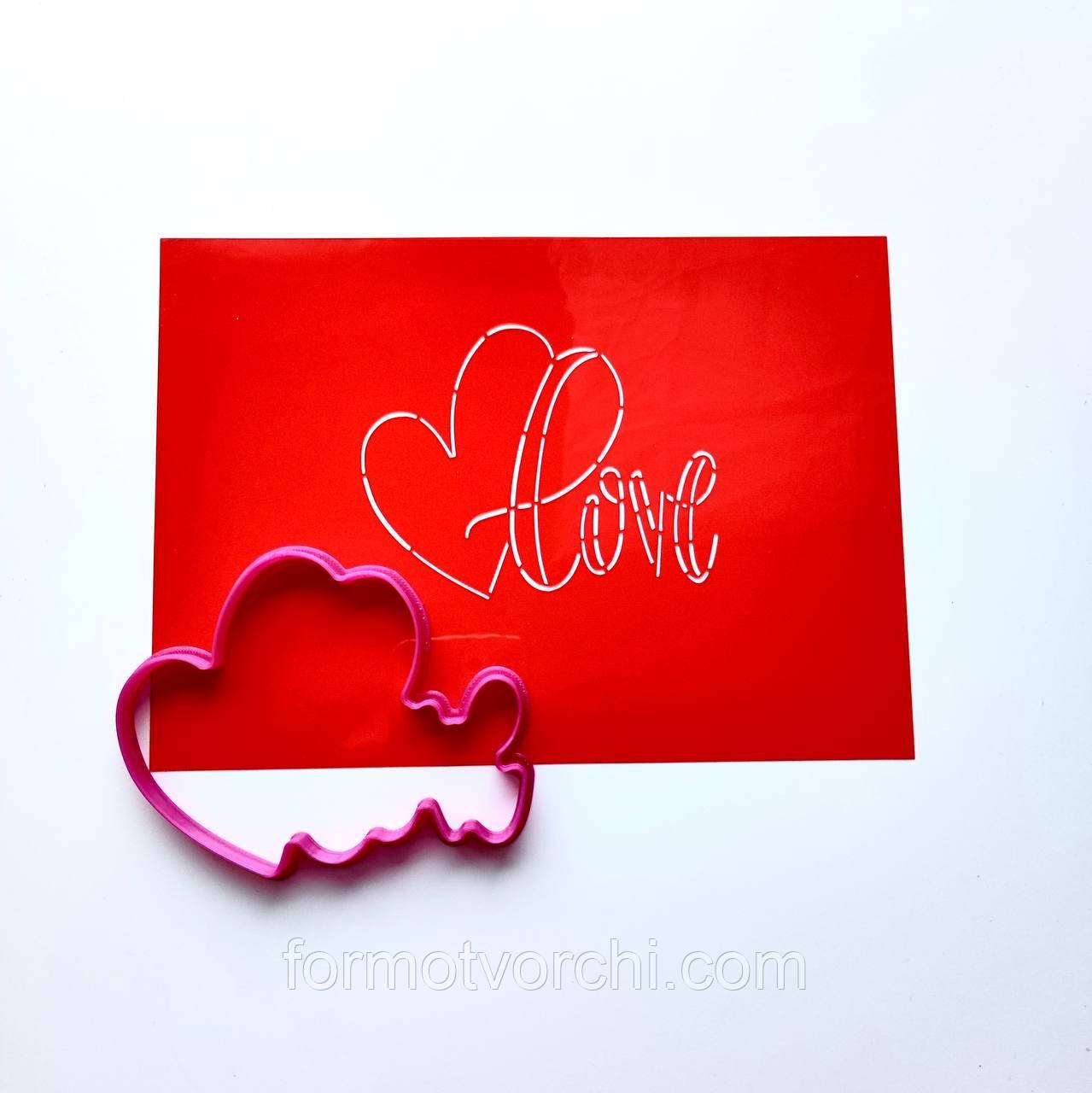 3D-формочки-вирубки для пряників "LOVE 12"