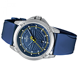 Металевий чоловічий класичний годинник naviforce з каучуковим ремінцем, фото 5