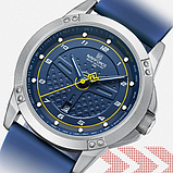 Металевий чоловічий класичний годинник naviforce з каучуковим ремінцем, фото 8