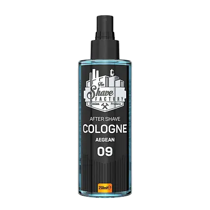 Одеколон після гоління The Shave Factory 09 Aegaen з розпилювачем 250мл