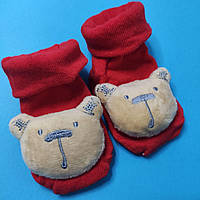 Детские носки с милой мордочкой на носочке 1-3 года