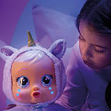 Лялька Плакса Нічник Єдиноріг Дрімі Мрійник 30 см Cry Babies Goodnight Dreamy Sleepy Time Baby Doll, фото 4