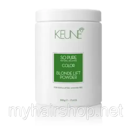 Безаміачна освітлювальна пудра KEUNE So Pure Color Blonde Lift Powder 500г