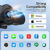 Вебкамера з мікрофоном для пк EMEET SmartCam C970, Full HD 1080P@60FPS SCC