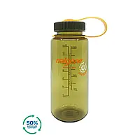 Пляшка для води Nalgene® Wide Mouth Sustain Water Bottle 0.47L - Olive