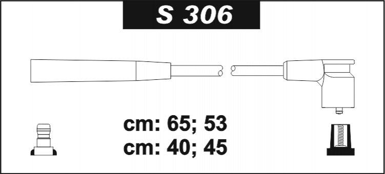 Провід свічковий 21082-2115 інжектор (силікон) СУПЕР (S306) (SENTECH)