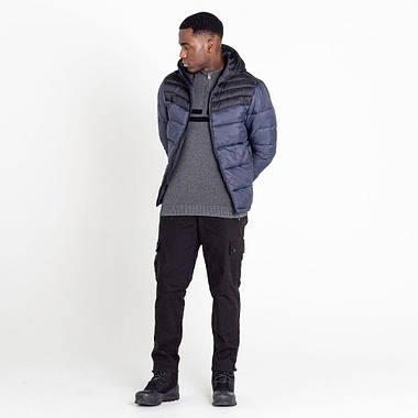 Куртка чоловіча зимова Dare 2B Hot Shot Hooded Baffled Jacket M Ebony Grey/Black, фото 5