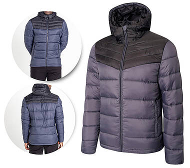 Куртка чоловіча зимова Dare 2B Hot Shot Hooded Baffled Jacket M Ebony Grey/Black, фото 6