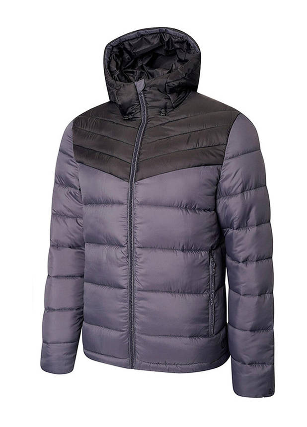 Куртка чоловіча зимова Dare 2B Hot Shot Hooded Baffled Jacket M Ebony Grey/Black, фото 1