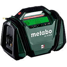 Компресор автомобільний акумуляторний Metabo AK 18 Multi 600794850 без АКБ