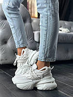 Жіночі стильні білі кросівки 40р