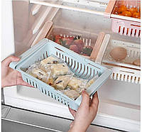 Раздвижной пластиковый контейнер для хранения продуктов в холодильнике storage rack